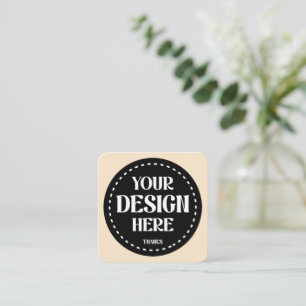 Elegant, refined, sleek & minimalist enclosure card