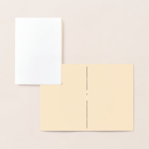 Elegant, refined, sleek & minimalist foil card