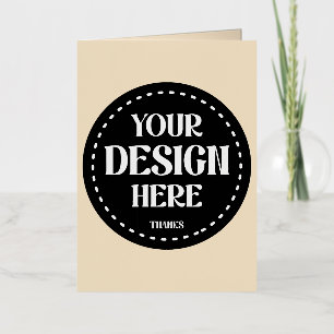 Elegant, refined, sleek & minimalist foil holiday card