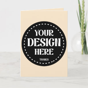 Elegant, refined, sleek & minimalist holiday card