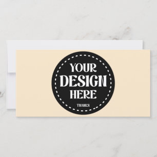 Elegant, refined, sleek & minimalist holiday card