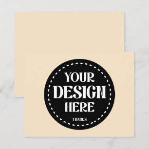 Elegant, refined, sleek & minimalist holiday card