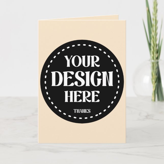 Elegant, refined, sleek & minimalist invitation (Front)
