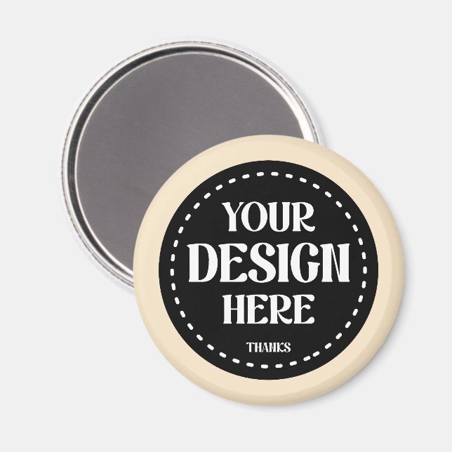 Elegant, refined, sleek & minimalist magnet (Front/Back)