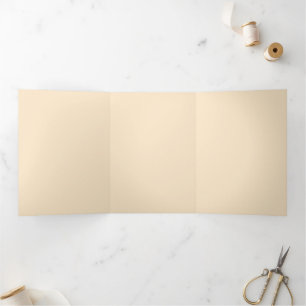 Elegant, refined, sleek & minimalist Tri-Fold announcement