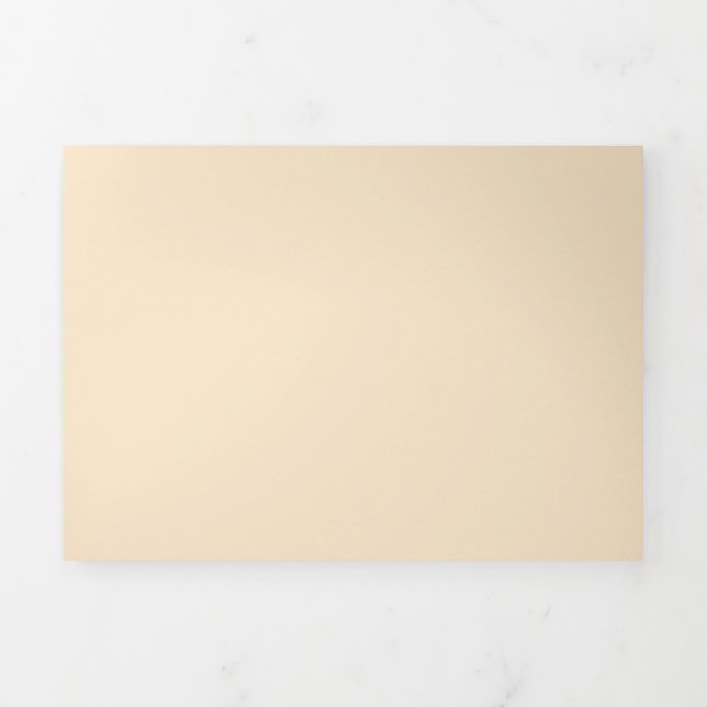 Elegant, refined, sleek & minimalist Tri-Fold card (Cover)