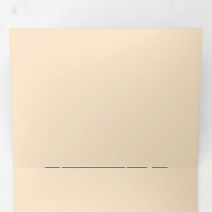 Elegant, refined, sleek & minimalist Tri-Fold invitation