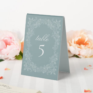 Elegant Regency Dusty Blue Wedding