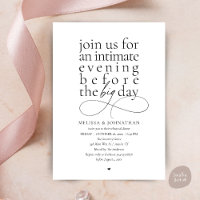 Elegant Rehearsal Dinner Intimate Evening