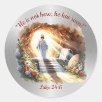 Elegant Religious Resurrection Bible Verse Easter