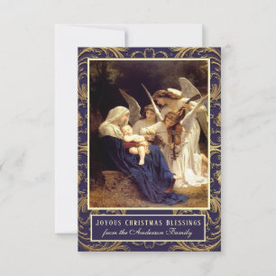 Elegant Religious Virgin Mary Angels Music