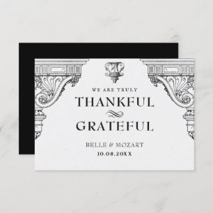 Elegant Renaissance architecture  Thank You Card