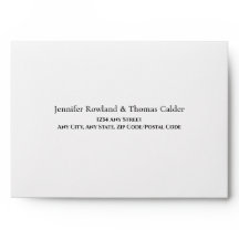 Elegant Renaissance Floral Wedding Invite Envelope
