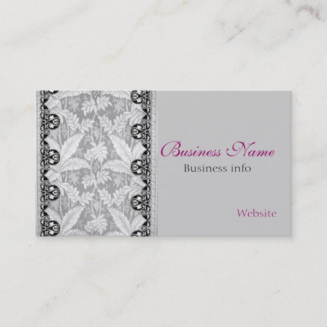 Elegant Retail Business Cards (Front)
