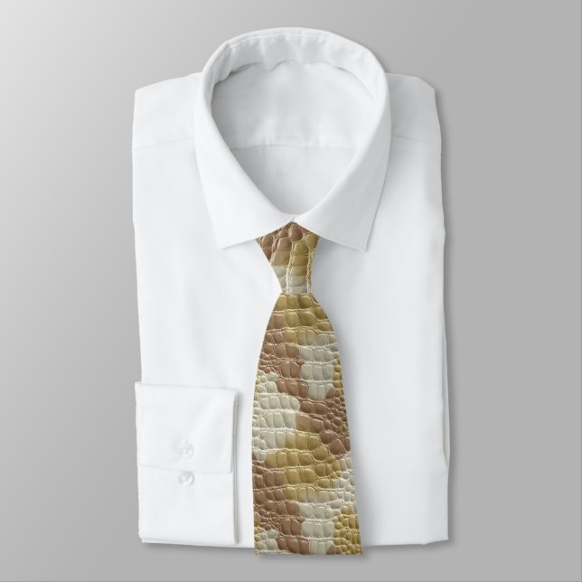 Elegant Retirement Gifts For Men Nature Inspired  Tie (Tied)