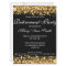 Elegant Retirement Party Gold Sparkles