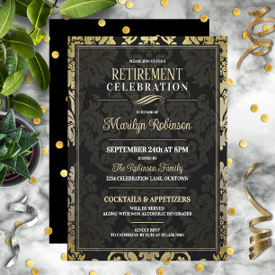 Elegant Retirement Party Invitation