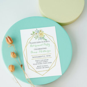 Elegant Retirement Party Invitation