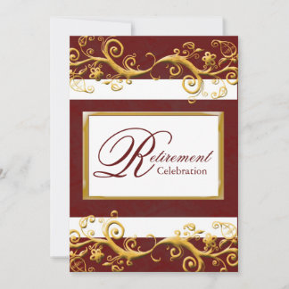 Elegant Retirement Party Invitation