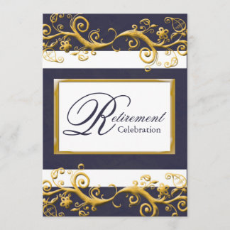 Elegant Retirement Party Invitation