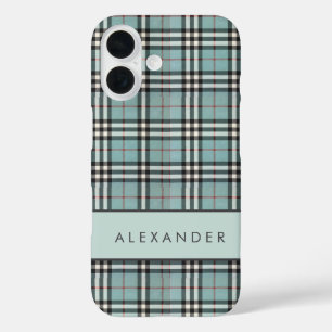 Elegant Retro Checkered iPhone 16 Case