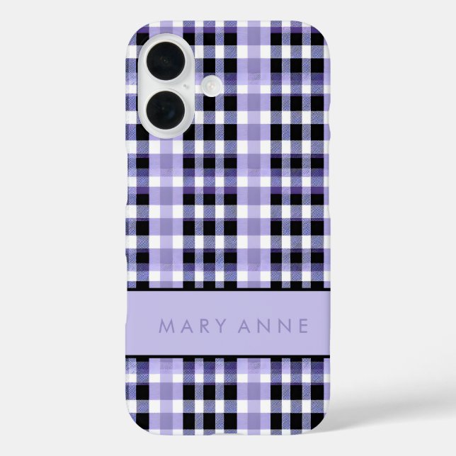 Elegant Retro Chequered Case (Back)