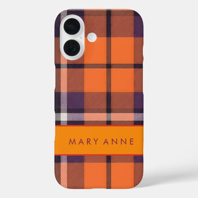 Elegant Retro Chequered Case (Back)