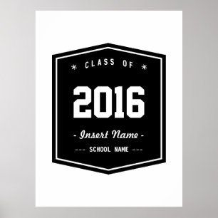 Elegant Retro Class Poster