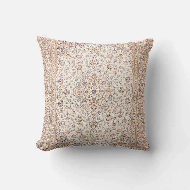 Elegant Retro Modern Vintage Persian Cushion (Front)