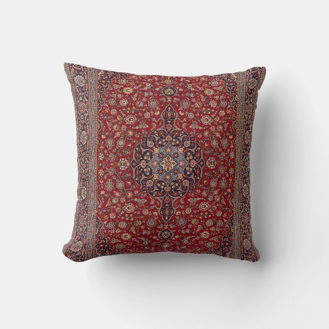 Elegant Retro Modern Vintage Persian Cushion (Front)