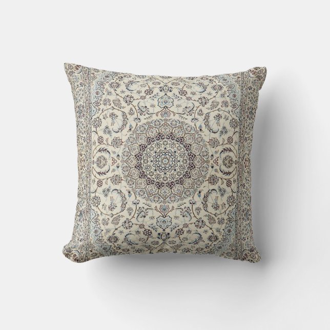 Elegant Retro Modern Vintage Persian Cushion (Front)