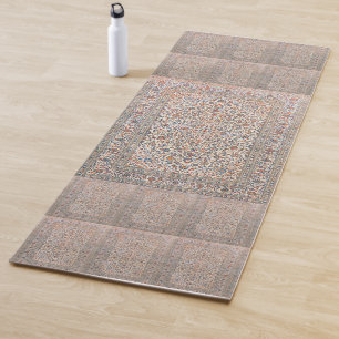 Elegant Retro Modern Vintage Persian Yoga Mat