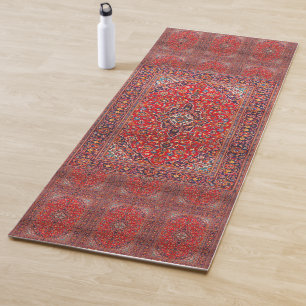 Elegant Retro Modern Vintage Persian Yoga Mat