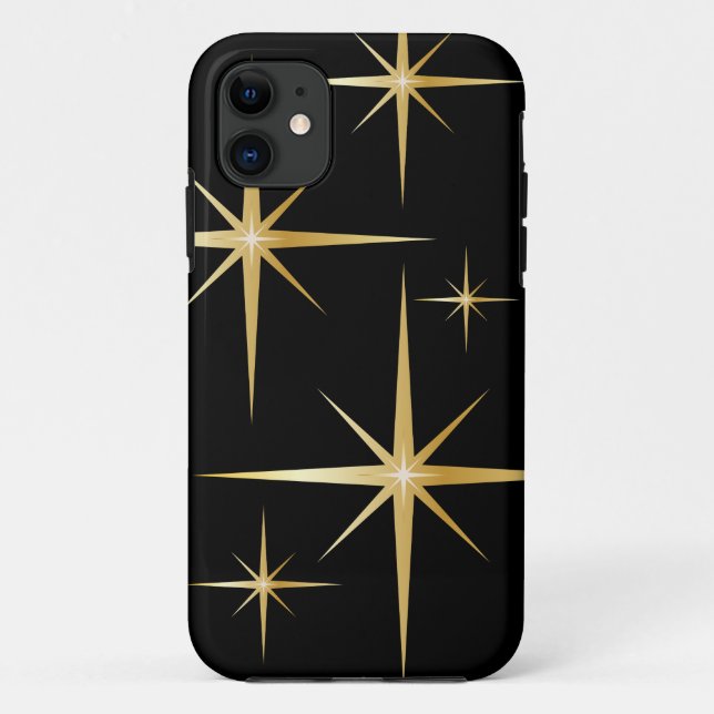 Elegant Retro Starburst iPhone 5/5S Case (Back)
