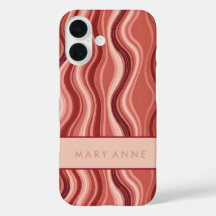Elegant Retro Wavy Vertical Stripes