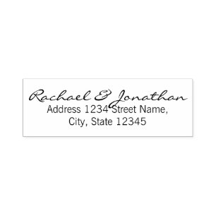 Elegant Return Address Self-inking Stamp