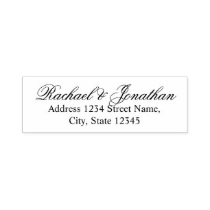 Elegant Return Address Self-inking Stamp