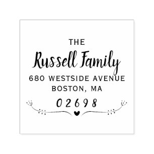 Elegant Return Address Self-inking Stamp