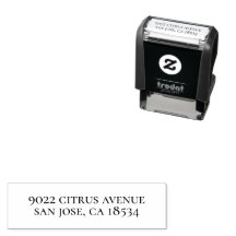 Elegant Return Address Typography