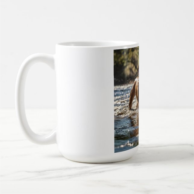 Elegant Rhodesian Ridgeback Coffee Mug (Left)