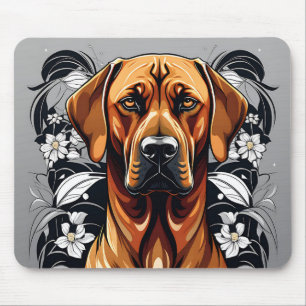 Elegant Rhodesian Ridgeback Dog Mouse Mat