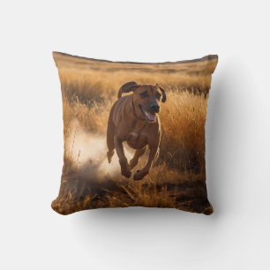 Elegant Rhodesian Ridgeback Throw Pillow