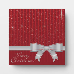Elegant ribbon and stars plaque