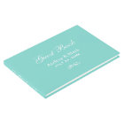 Elegant Robin's Egg Blue Wedding Monogram