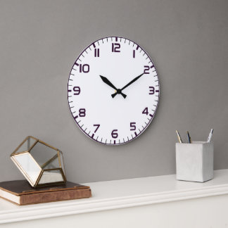Elegant Roman Numerals Clock Face Design