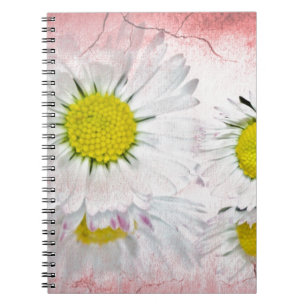 Elegant Romantic Bridal Shower Daisies Wedding Notebook