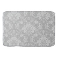 Elegant Romantic Chic Floral Damask-Grey