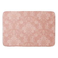 Elegant Romantic Chic Floral Damask-Peach
