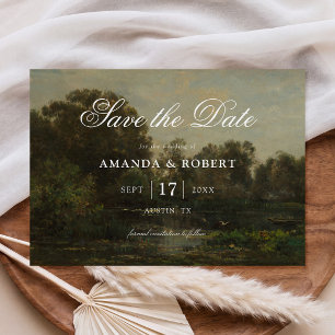 Elegant Romantic Fine Art Wedding Save The Date