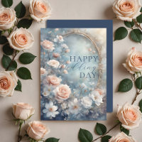 Elegant Romantic Floral Wedding Congratulations